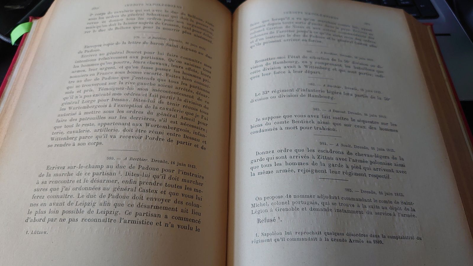 Inédits Napoléoniens. Edited By Arthur Chuquet [Unknown Binding] Napoleon I And Arthur Chuquet, In French photo vintage