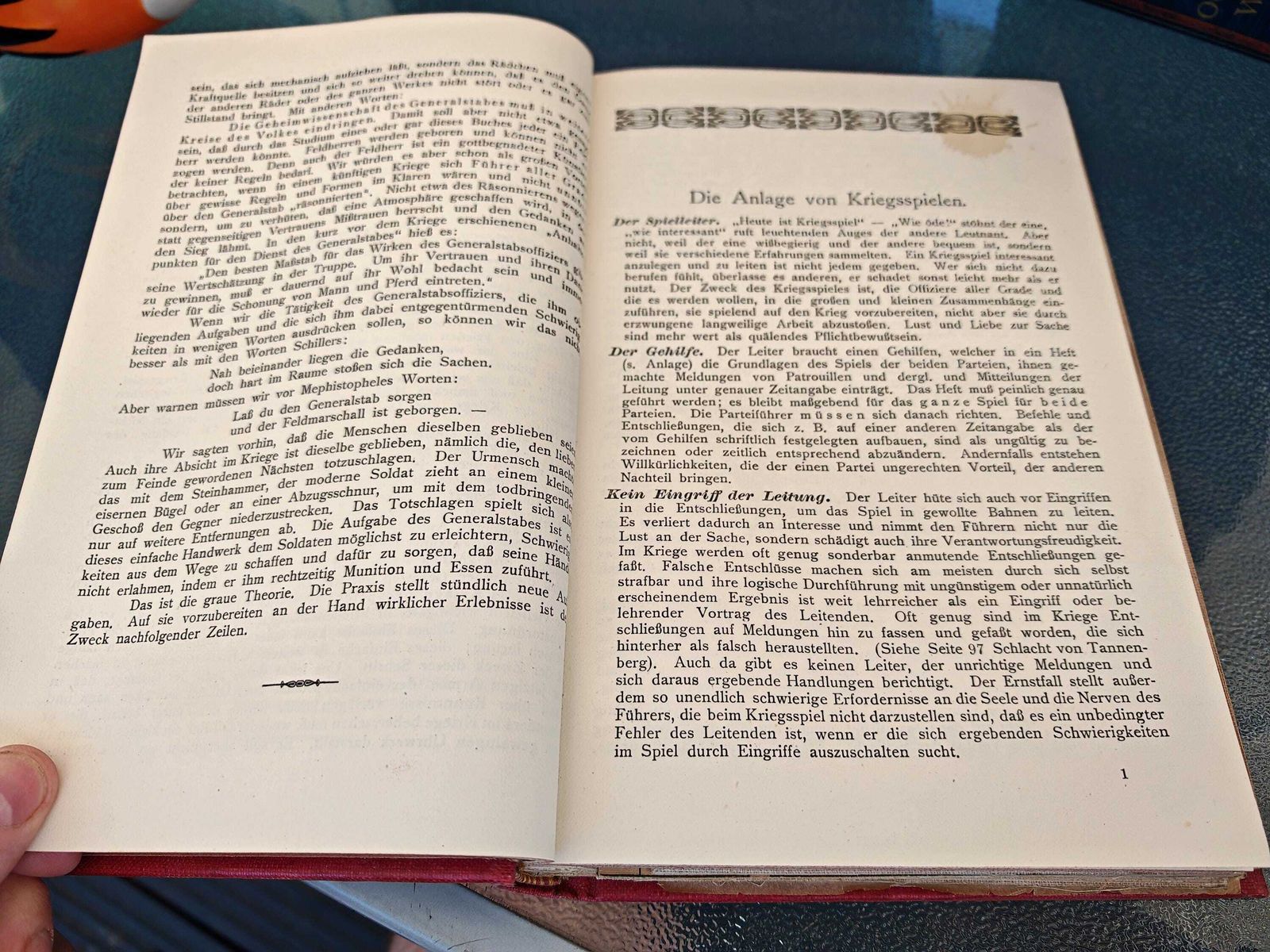 Taktische Grundlehren   Stephani   Staff College Edition   1920s   Very Rare Find, In German   Good To Very Good Condition photo vinterior