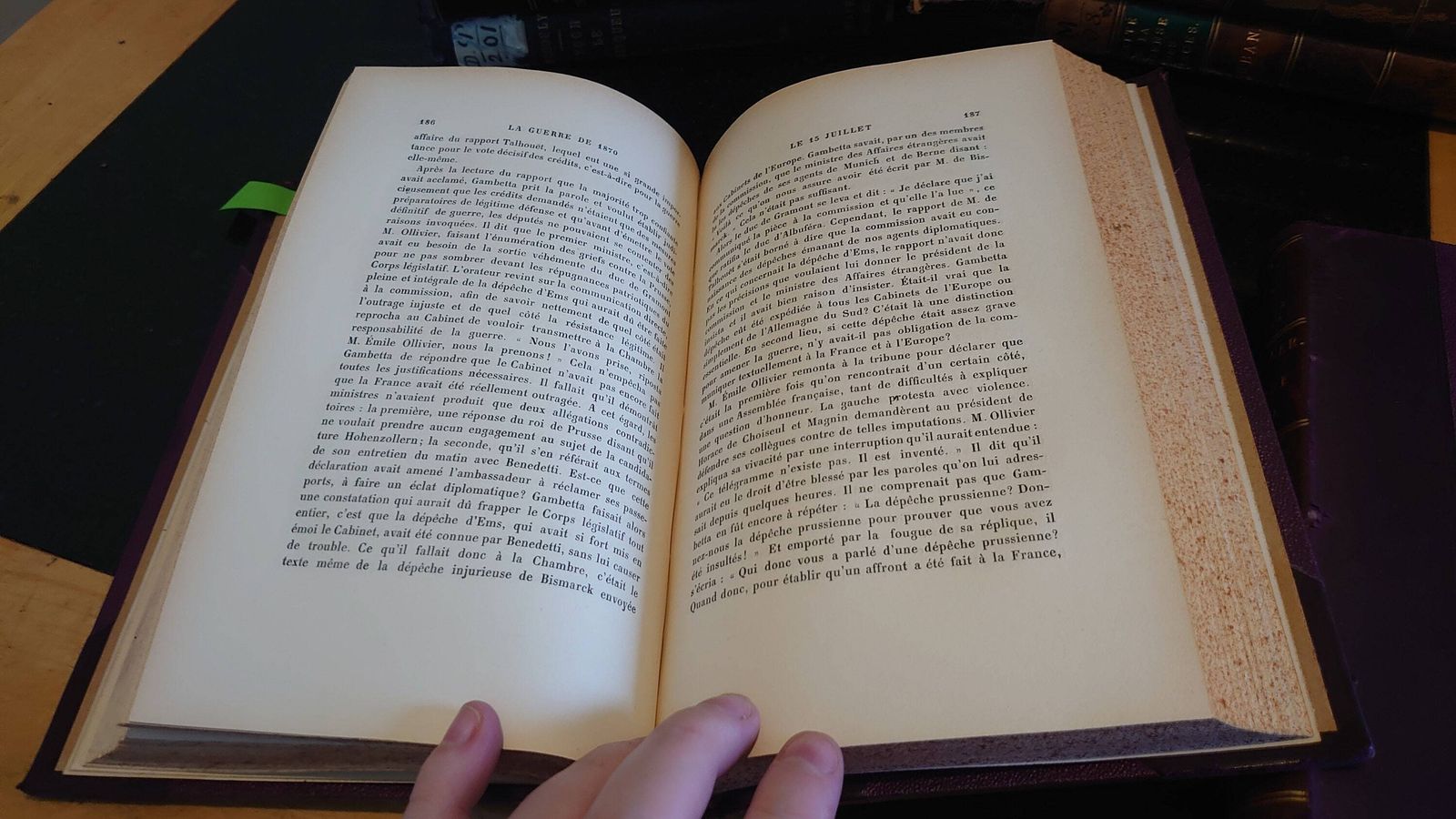 La Guerre De 1870 (Franco Prussian War)   Tomes (Volumes) I & II   Welschinger   Good To Very Good Condition   1911   In French photo vinterior