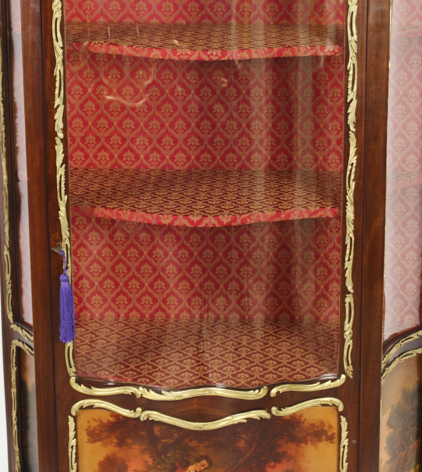Antique French Vernis Martin Display Cabinet Vetrine Circa 1880 19th C photo Furniture
