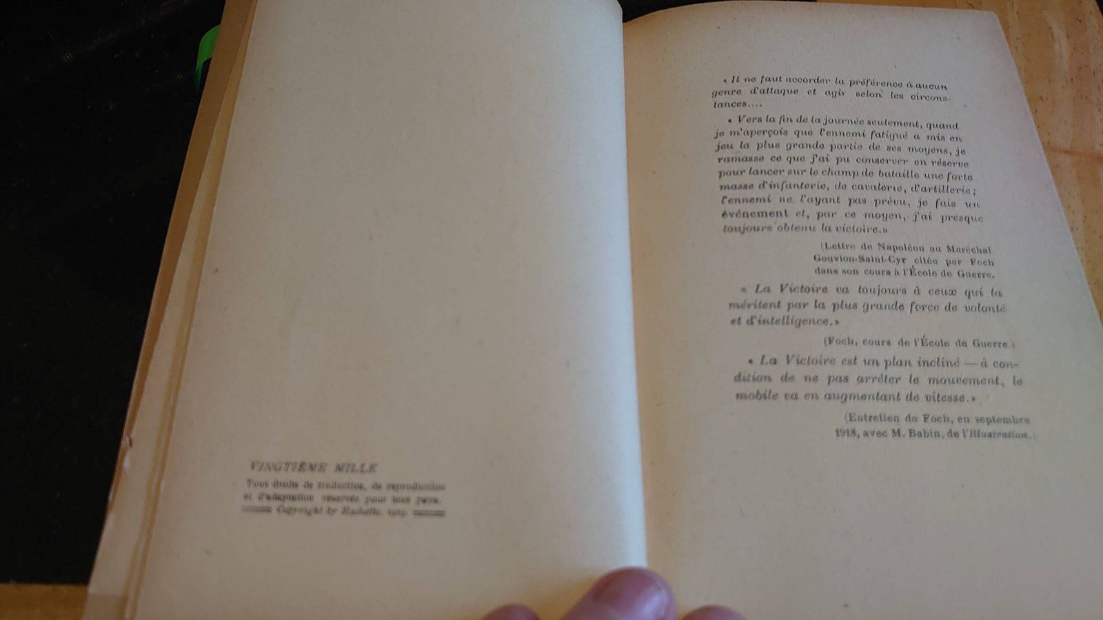 Foch, Le Vanqueur   Recouly   1918   Good To Very Good Condition photo 54.0