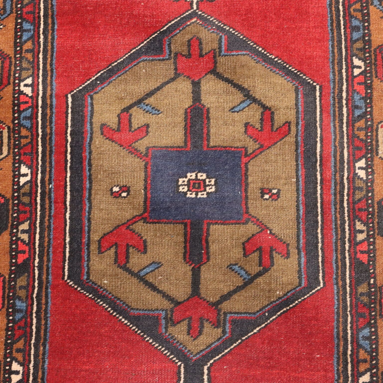 Antique Jorun Carpet Cotton Wool Thin Knot Turkey 195 X 29 In photo buy