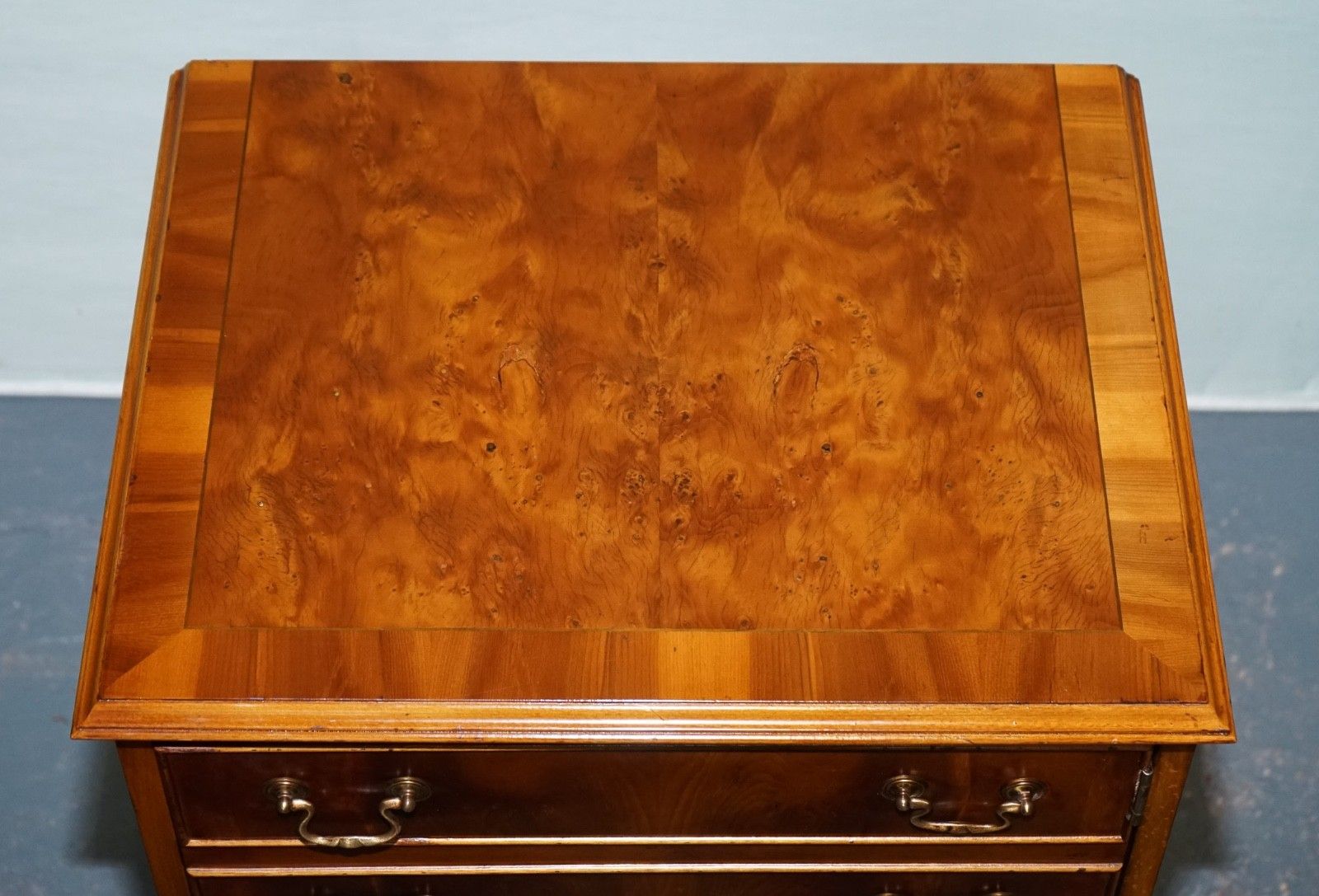 Vintage Faux Chest Of Drawers Record Cabinet photo buy