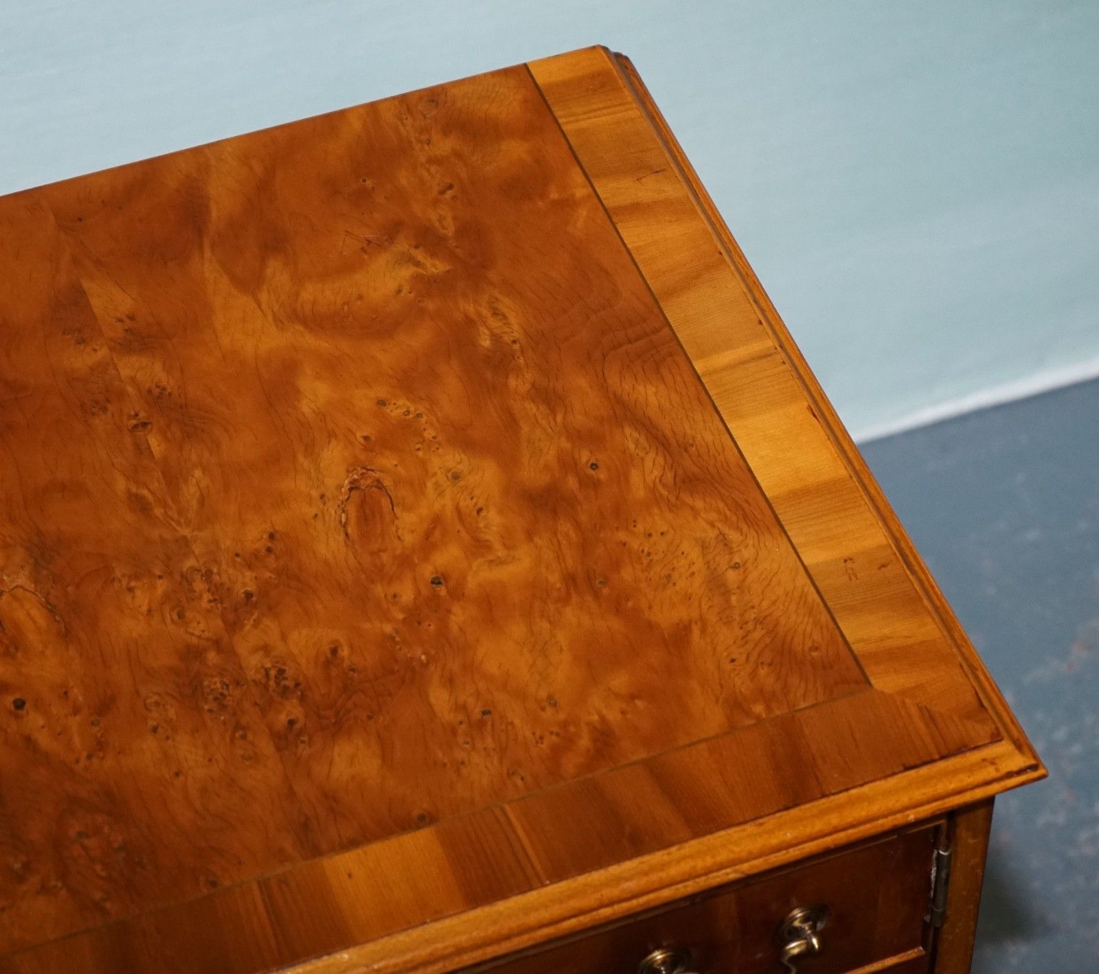 Vintage Faux Chest Of Drawers Record Cabinet photo vintage