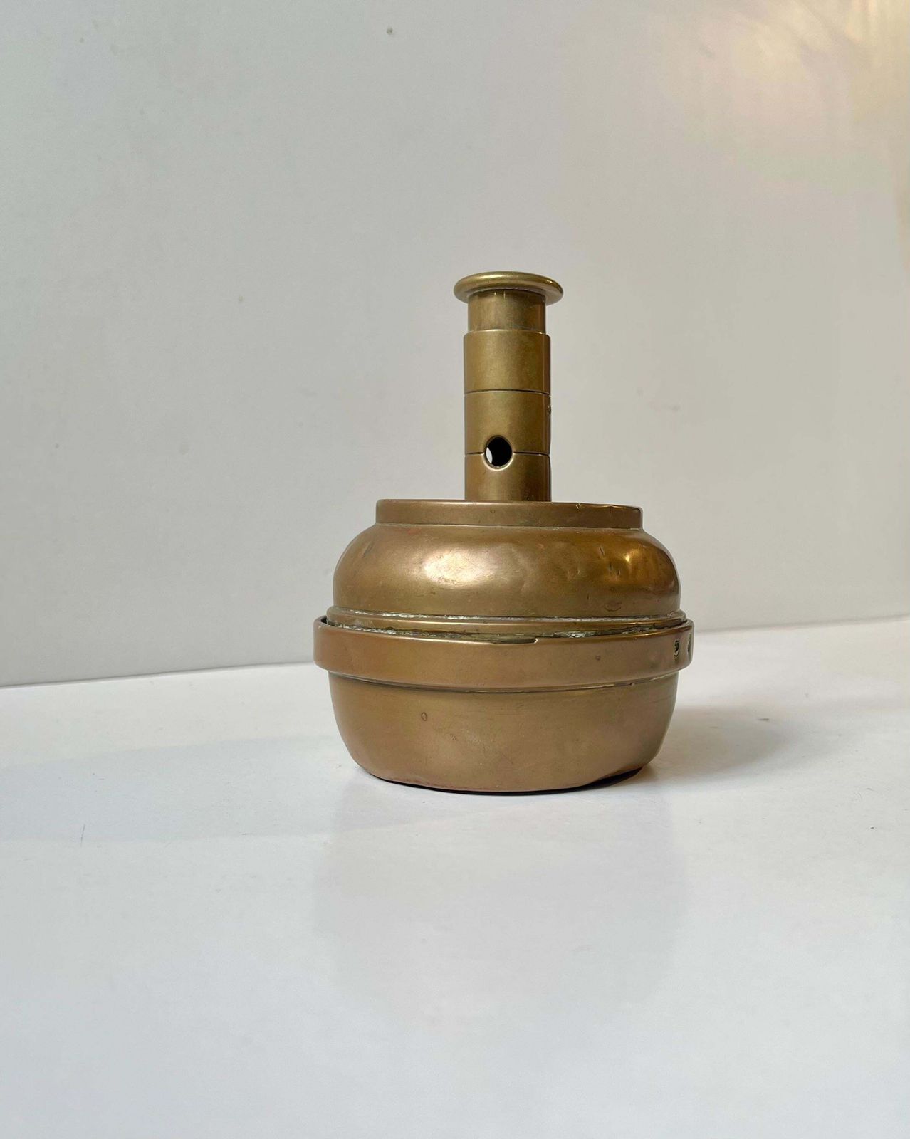 Bauhaus Era Desk Cigar Cutter In Brass, English 1930s photo Home Decor