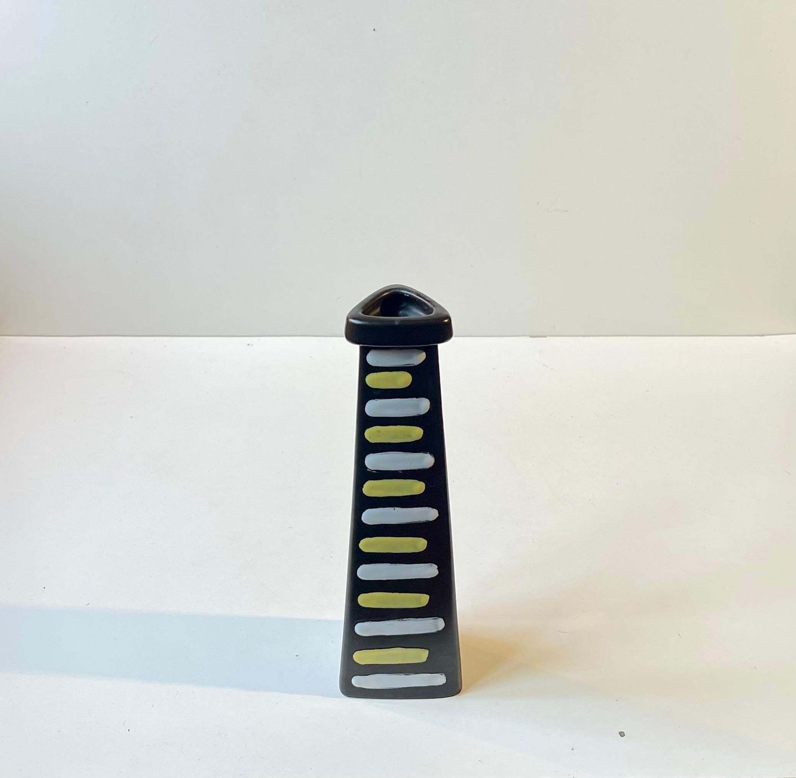 Black Trio Ceramic Vase By Hjördis Oldfors For Upsala Ekeby, 1950s photo 301.0