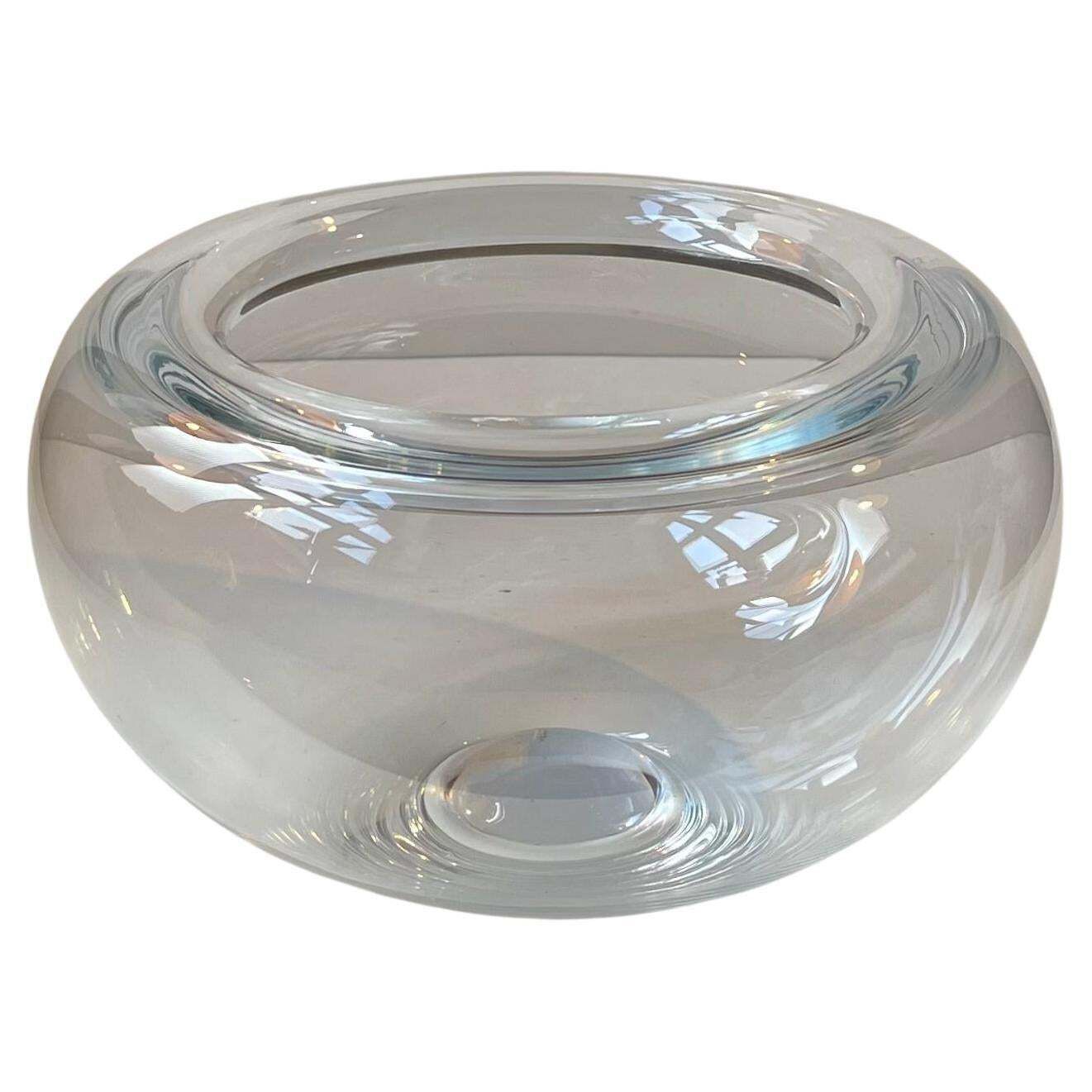 Vintage 'Gold Fish' Glass Bowl By Per Lütken For Holmegaard, 1970s
