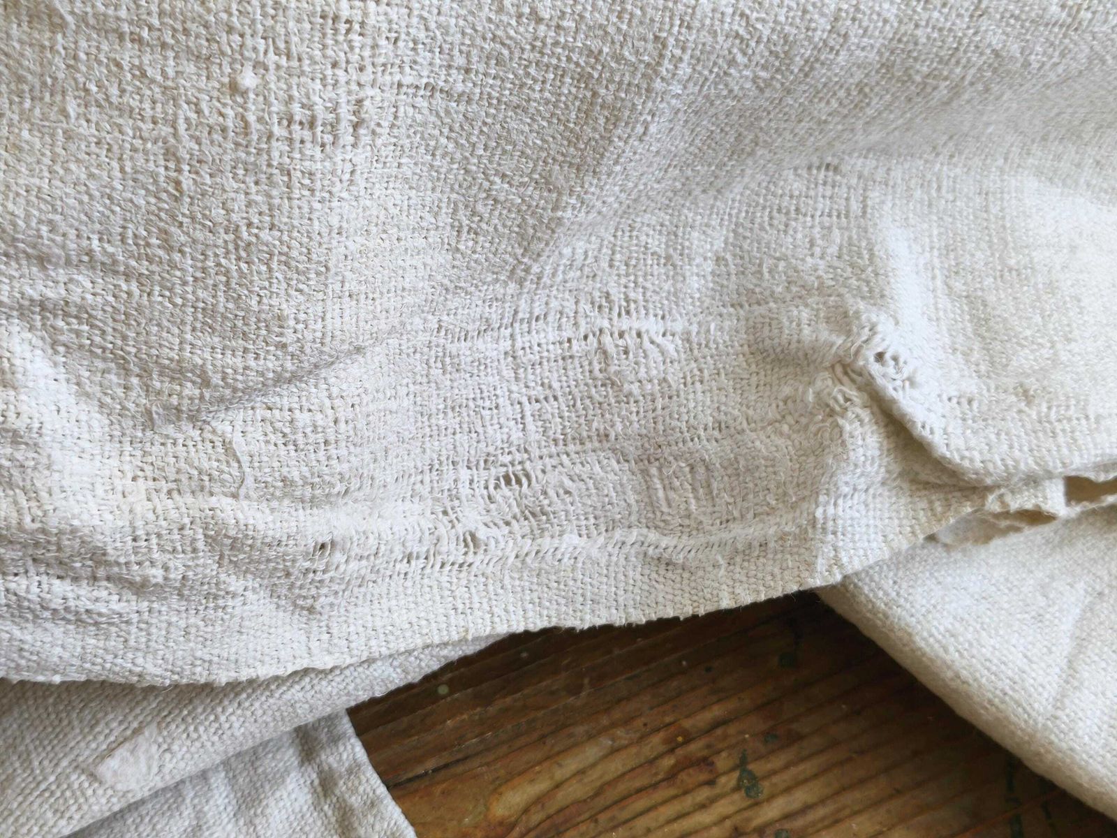 Antique Hemp Linen Throw, Linen Bedspread Summer Blanket, Farmhouse Homespun Linen, Sofa Bed Throw, Bedcover Bed Coverlet, Organic Bed Linen photo 105.0