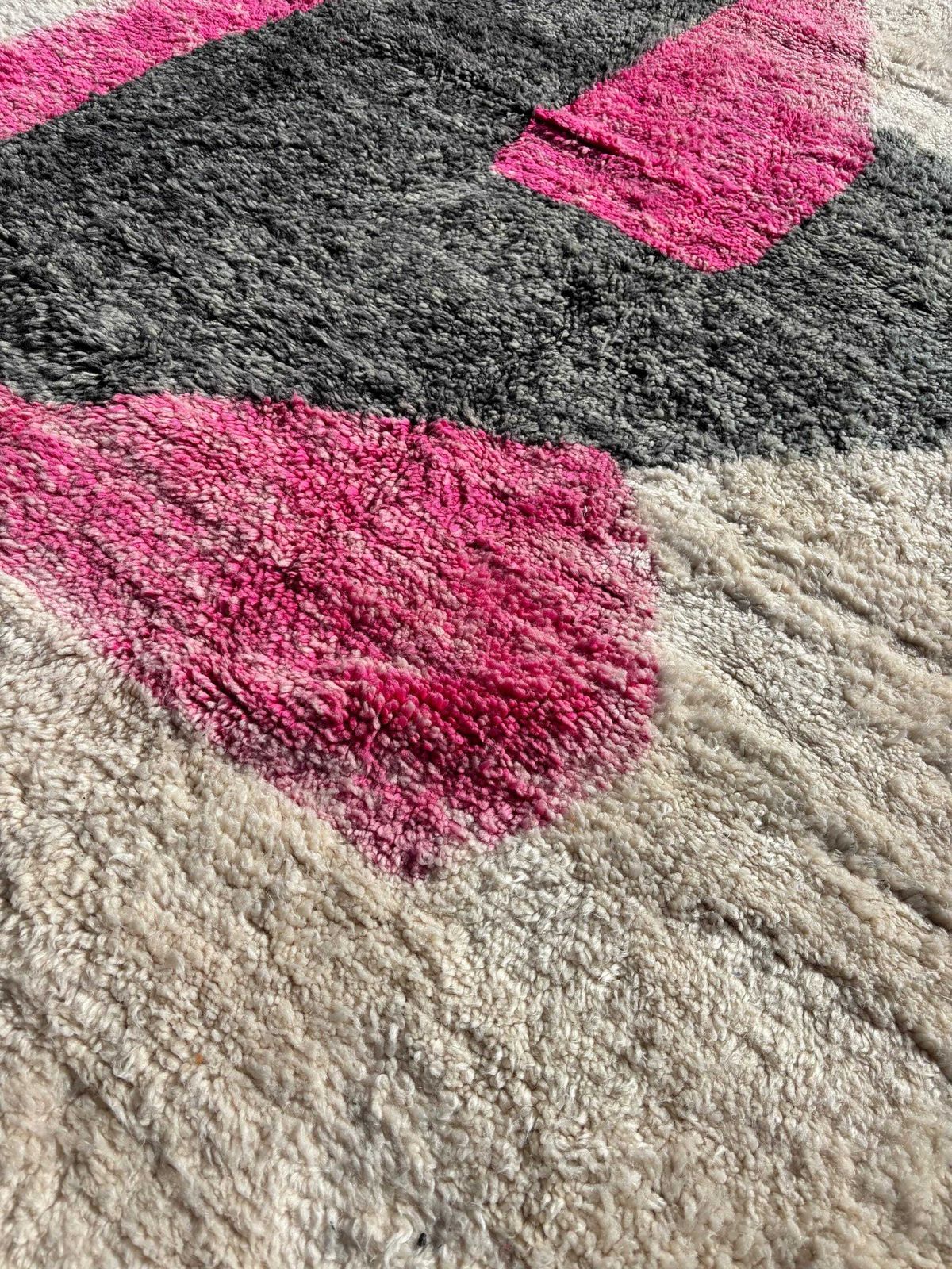 Authentic Mrirt Moroccan Berber Wool Rug 210x310 Cm   Handwoven, Plush & Colorful Wool Rug photo buy