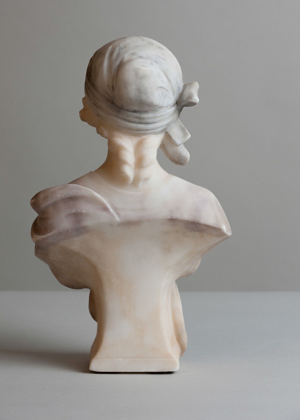 Italian Alabaster Sculpture By A.Cipriani photo Home Decor
