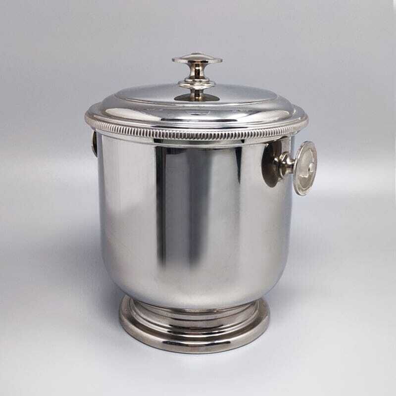 1960s Stunning Ice Bucket In Stainless Steel By Macabo photo Home Decor