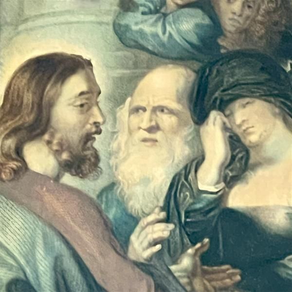 Well Framed Print Afterpaul Rubens   Christ And The Woman Taken In Adultery photo for sale