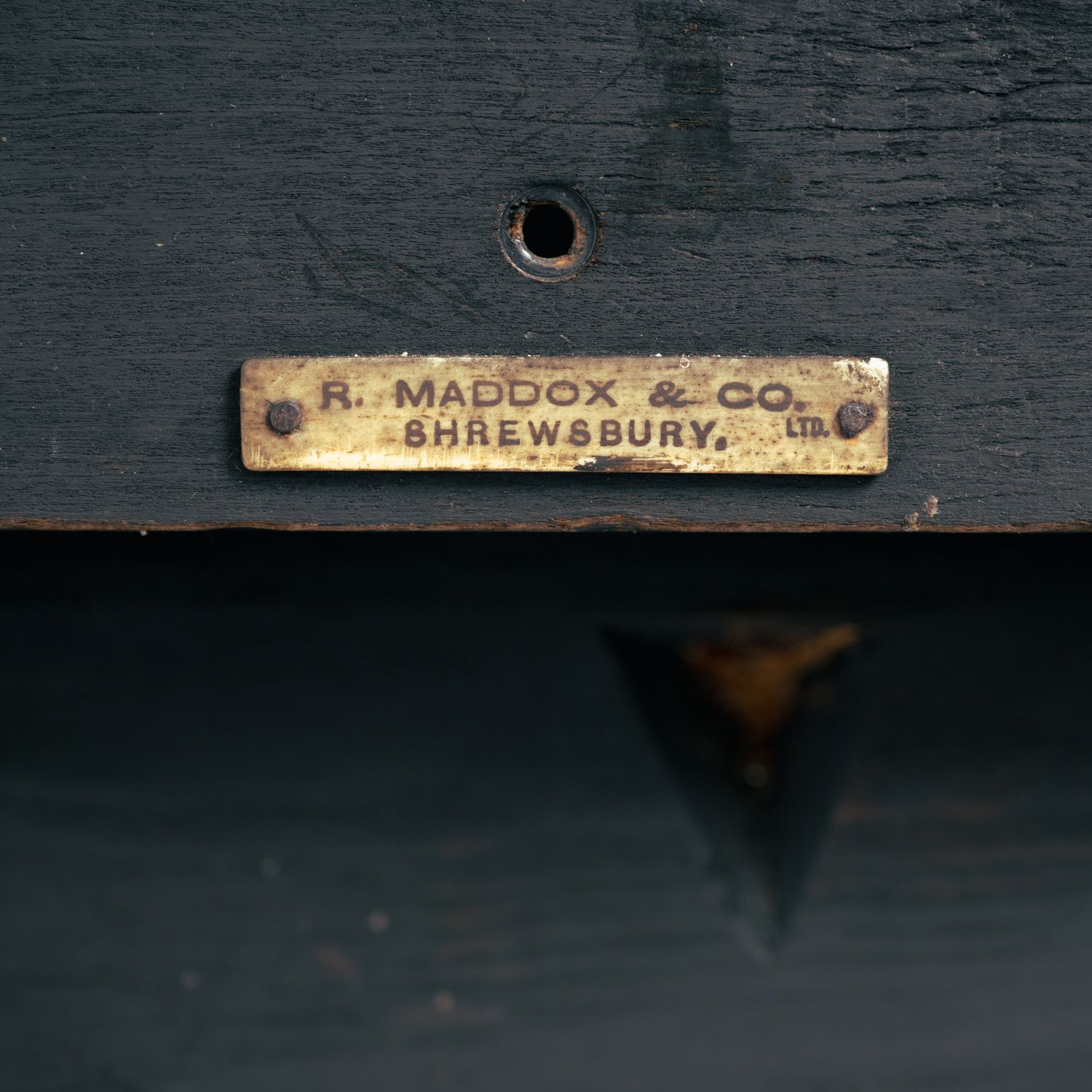 Arts & Crafts Parlour Cabinet In Black Ebonised Wood And Mirror Glass From Maddox & Co., England, 1910s photo 2285.0