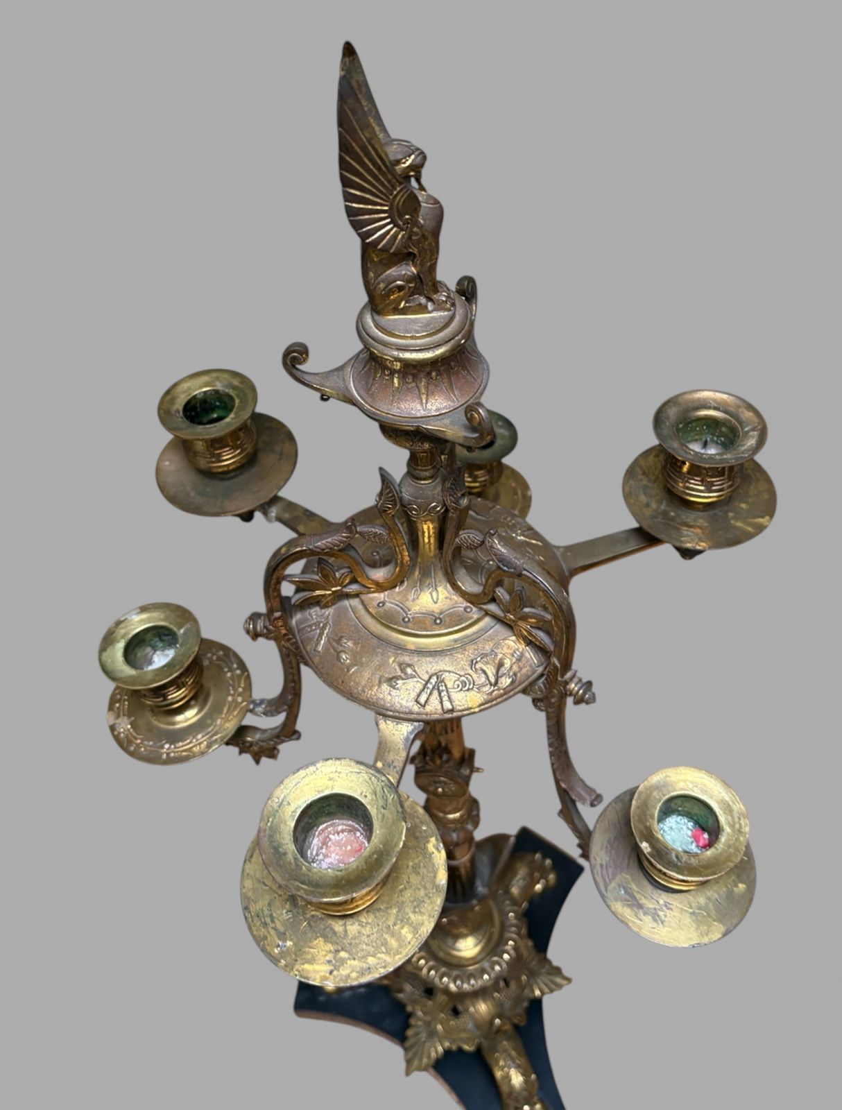photo furniture A Set Of Fabulous Auguste Cain French Gilt Bronze Candelabra