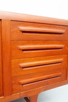 Teak Sideboard By Ib Kofod Larsen For Faarup Møbelfabrik, 1960s photo vinterior