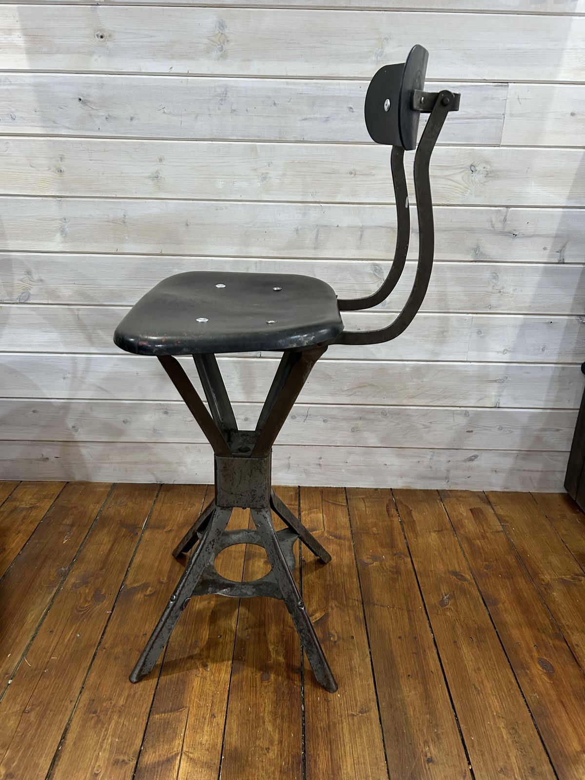 Industrial 1960s Chair. Lightly Cleaned But As Is In The Factory!!But photo 420.0