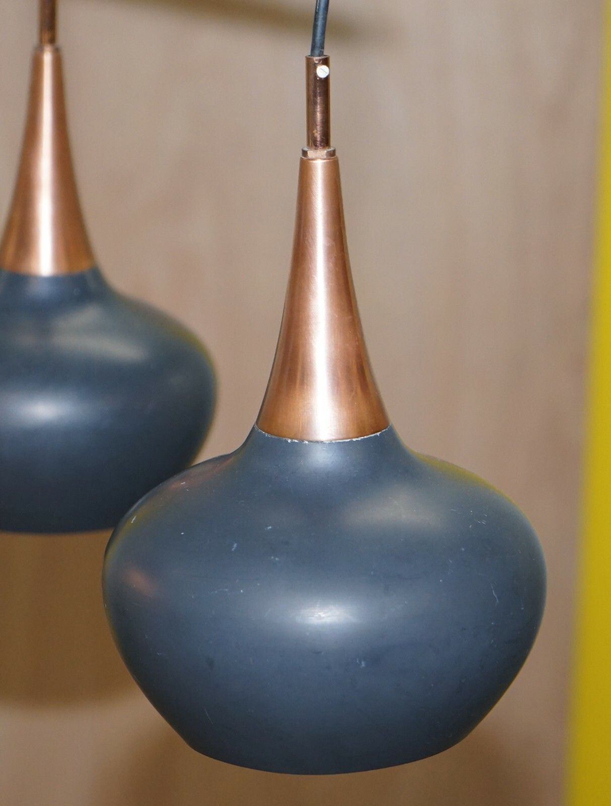 Rare Circa 1960 Uno And Osten Kristiansson For Luxus Triple Light Chandelier photo 1350.0