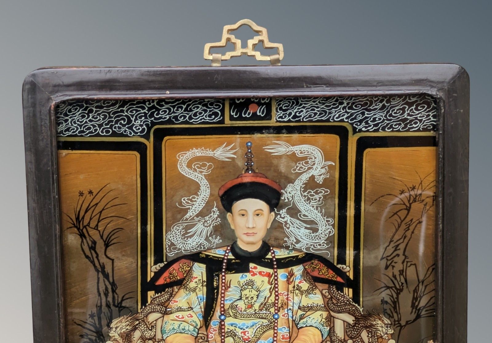 Good Chinese Painting On Glass Dignitary photo Art
