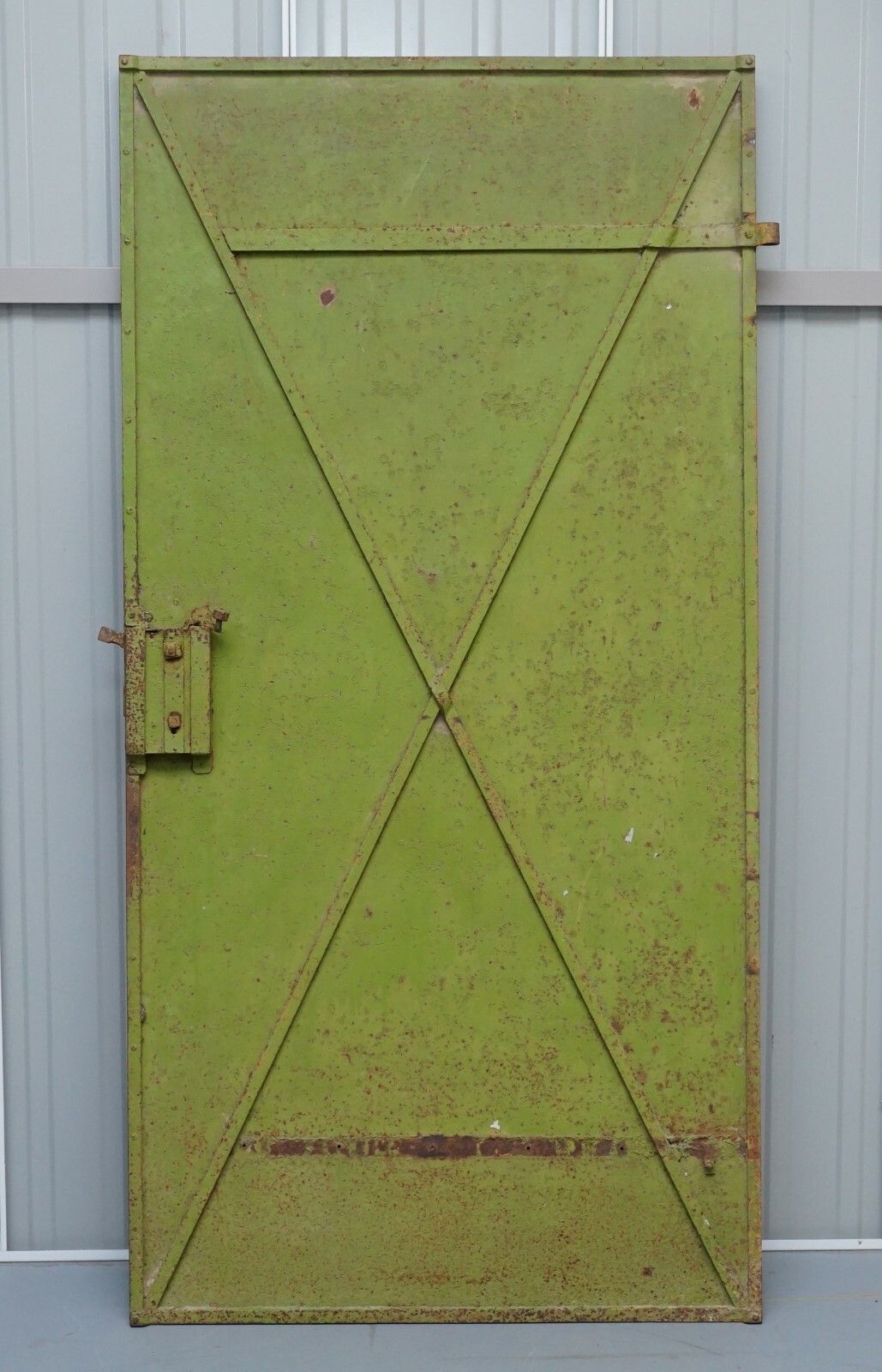 photo for sale Rare 1922 Hand Painted Hungarian Hand Painted Security Anti Looting Door Hungry