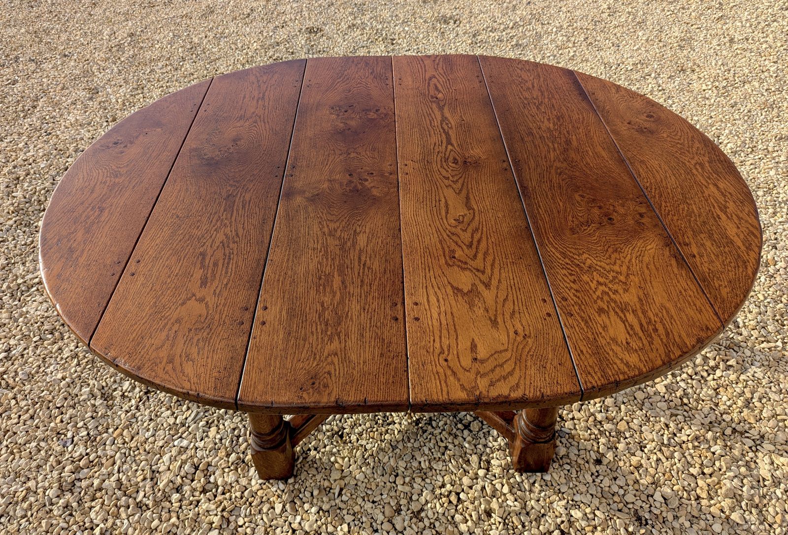 Heavy Pippy Oak Extending Table   Batheaston Furniture  Seats 10 12   Oval photo vintage