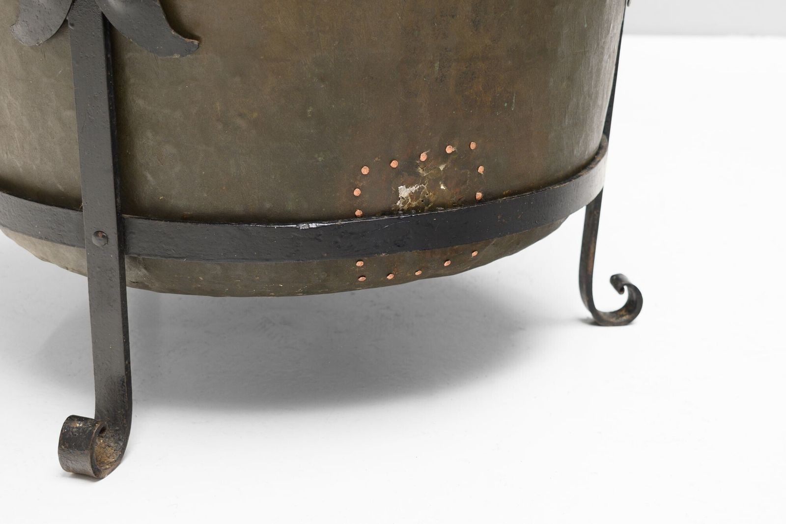 Copper Cauldron, 1800s, Antique photo buy