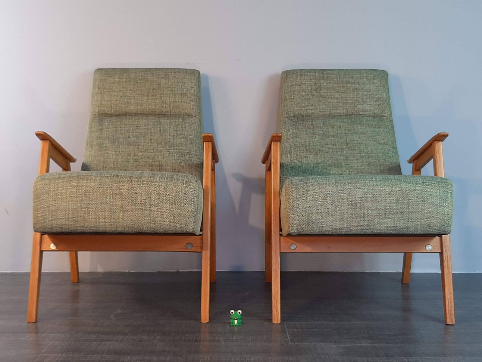 Pair Of Armchairs 6956 By Interier Praha, Czech Mid Century 1960s photo Furniture