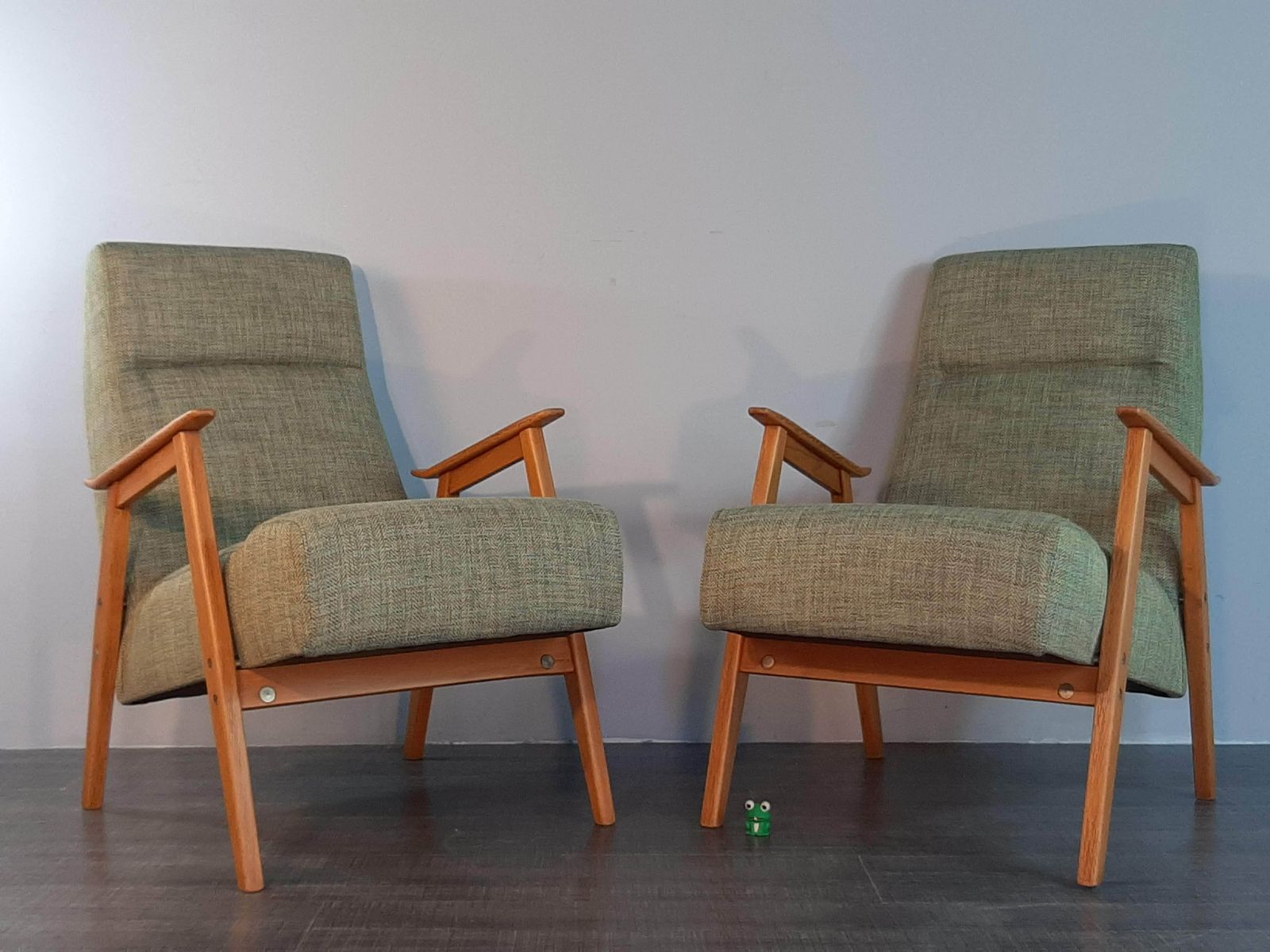 Pair Of Armchairs 6956 By Interier Praha, Czech Mid Century 1960s
