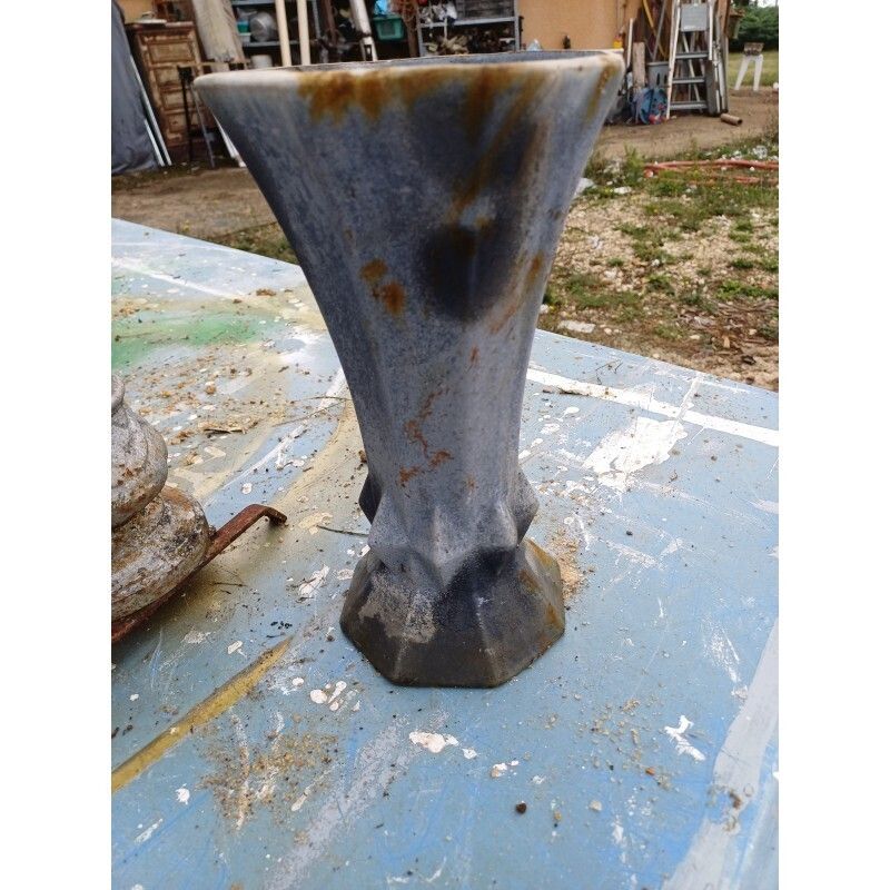 Lot Of 6 Cast Iron Vases From 1900 From Charleville Mézières photo buy