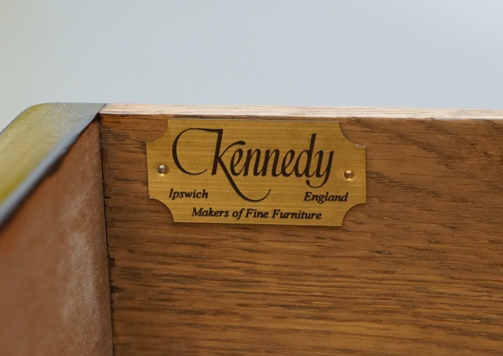 Rrp £2400 Kennedy Harrods London Military Campaign Television Stand Drawers Tv photo for sale