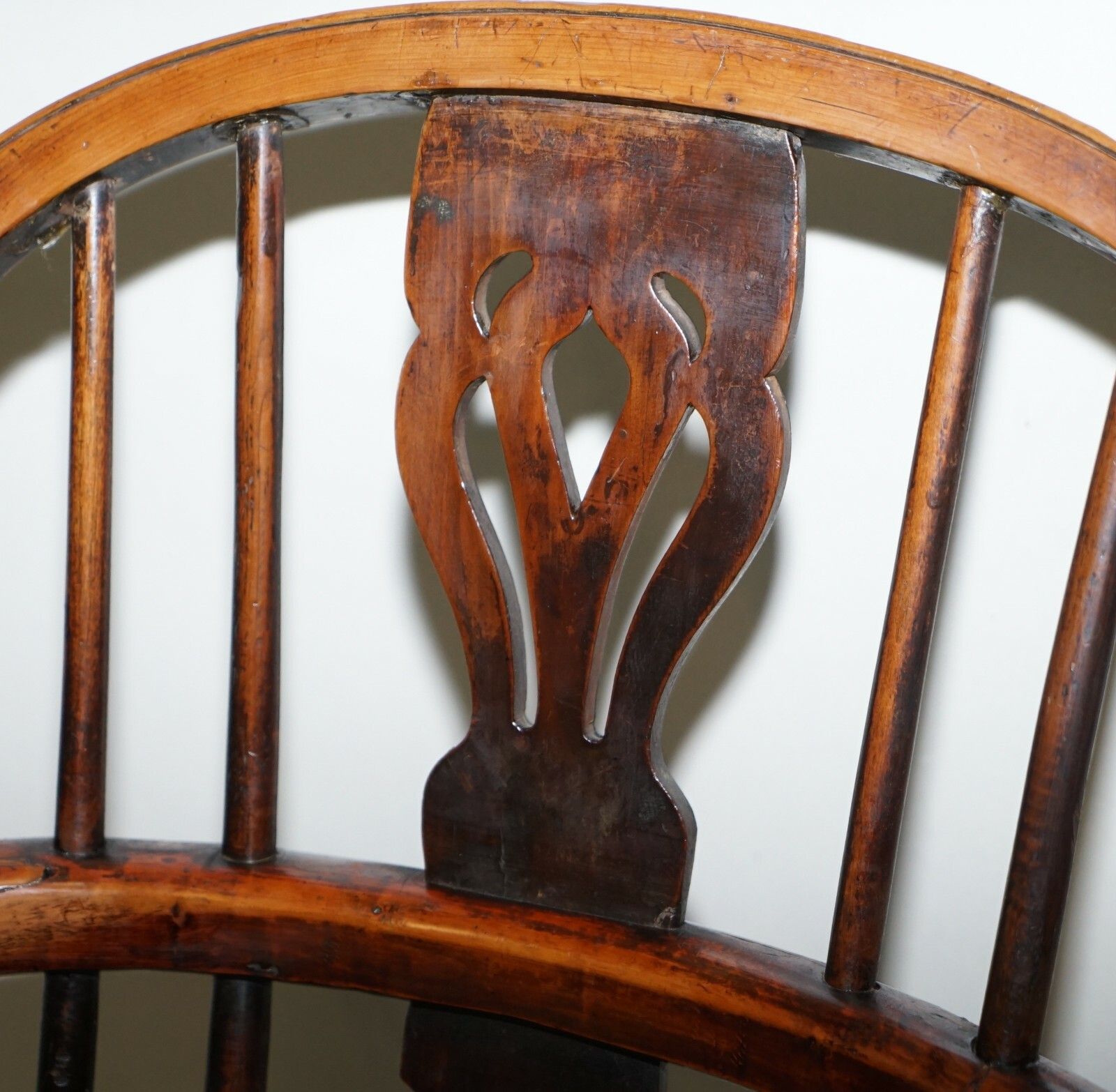 1 Of 6 Solid Elm Windsor Armchairs Circa 1860 English Countryhouse Furniture photo buy