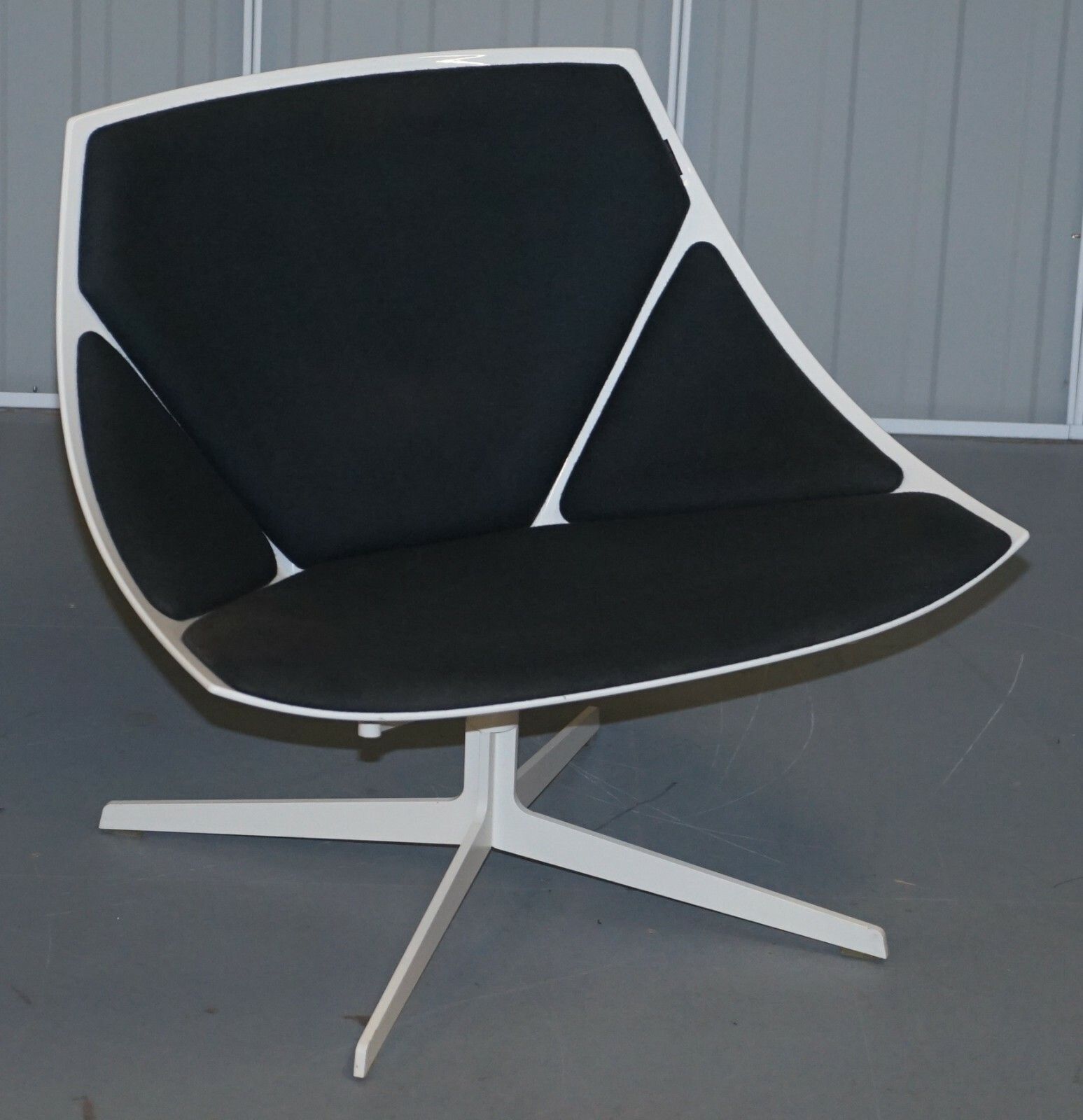 Rrp £2,265 Fritz Hansen Metal Frame Space Lounge Chair By Jehs & Laub Very Cool photo for sale