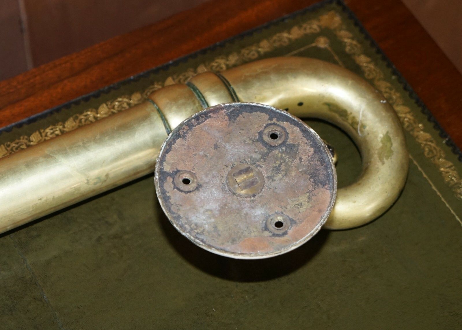 1440.0 Very Large Pair Of 122cm Tall  Antique Victorian Brass Door Handles / Door Pulls photo