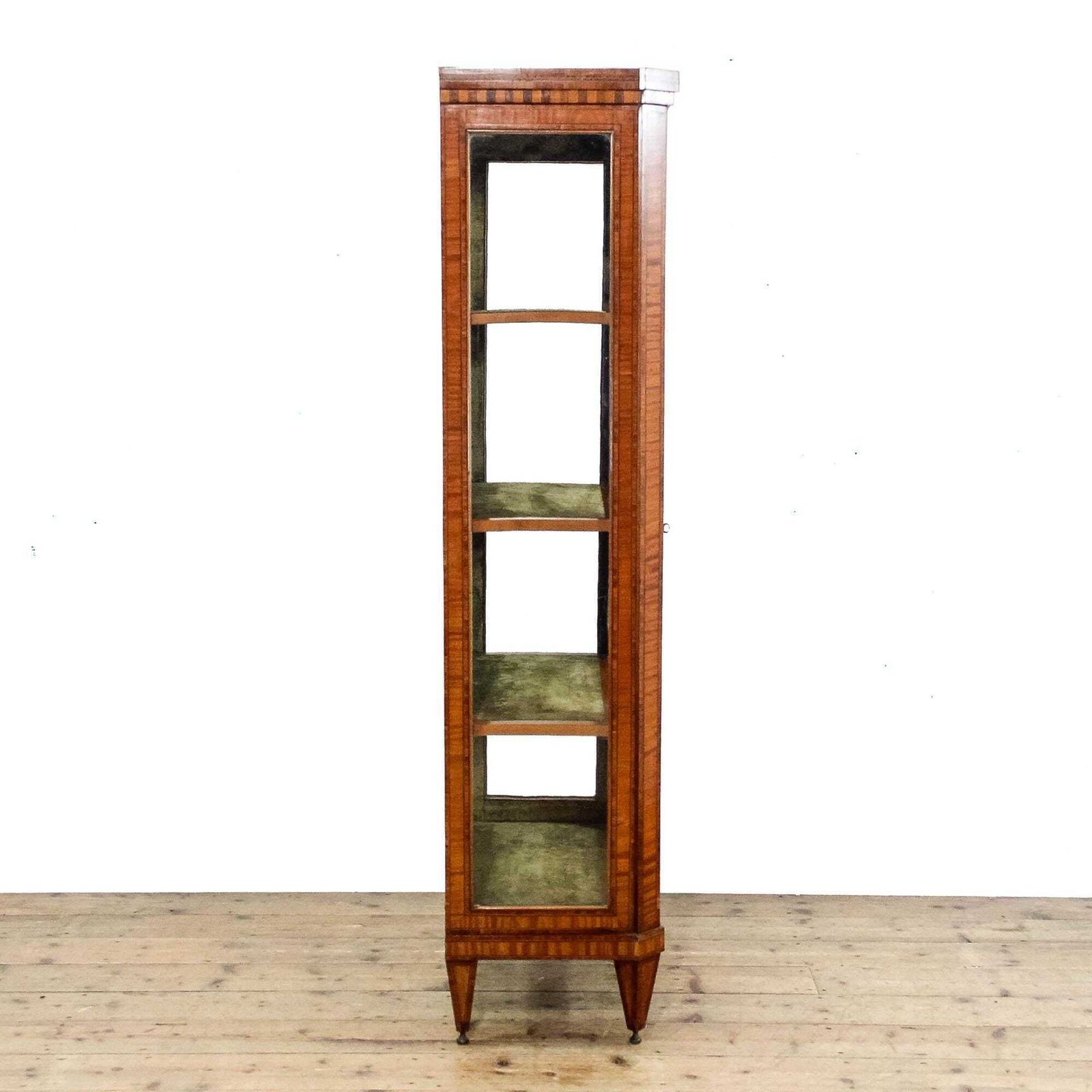 Antique Inlaid Kingswood Display Cabinet | Antiques | Antique Cabinet | Antique Storage | Display Cabinet (M 6315) photo furniture