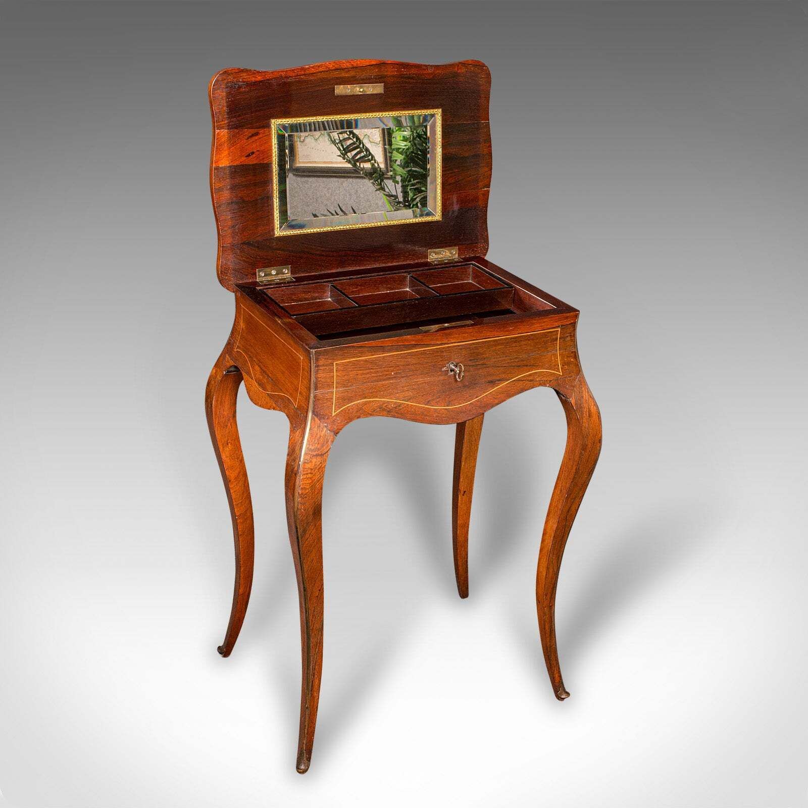 Antique Jewellery Table, French, Walnut, Side, Occasional, Victorian, Circa 1890 photo furniture