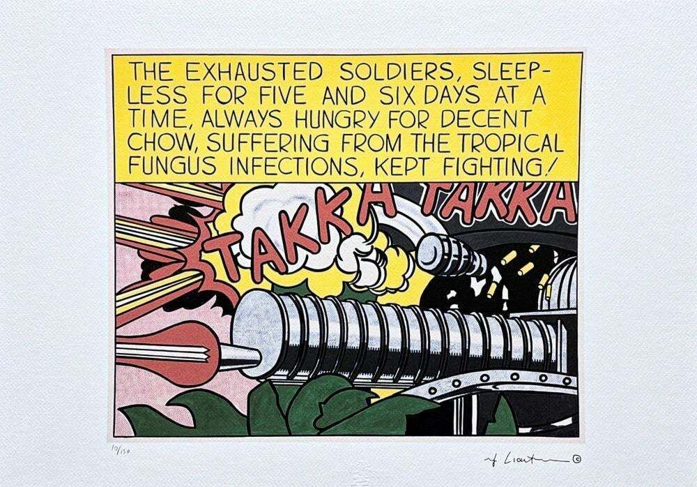 Roy Lichtenstein, "Takka Takka", 1990s, Silk Screen