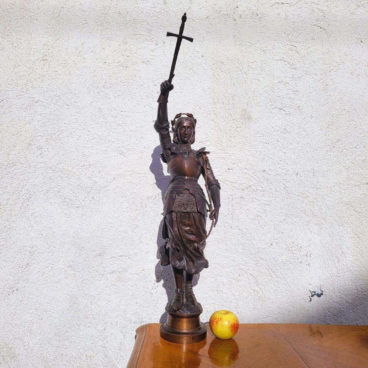 Contenot, Joan Of Arc, Signed Bronze, Late 19th Early 20th Century photo furniture