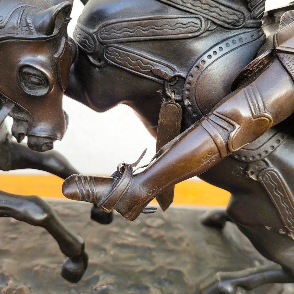 Art Model Of Nieuwerkerke, Battle Of The Duke Of Clarence, Bronze, Late 19th Century photo