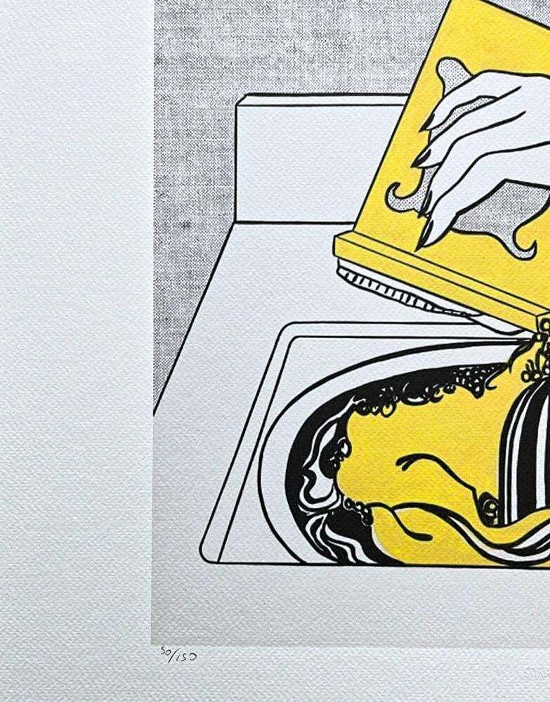 Roy Lichtenstein, "Washing Maschine", 1990s, Silk Screen photo for sale