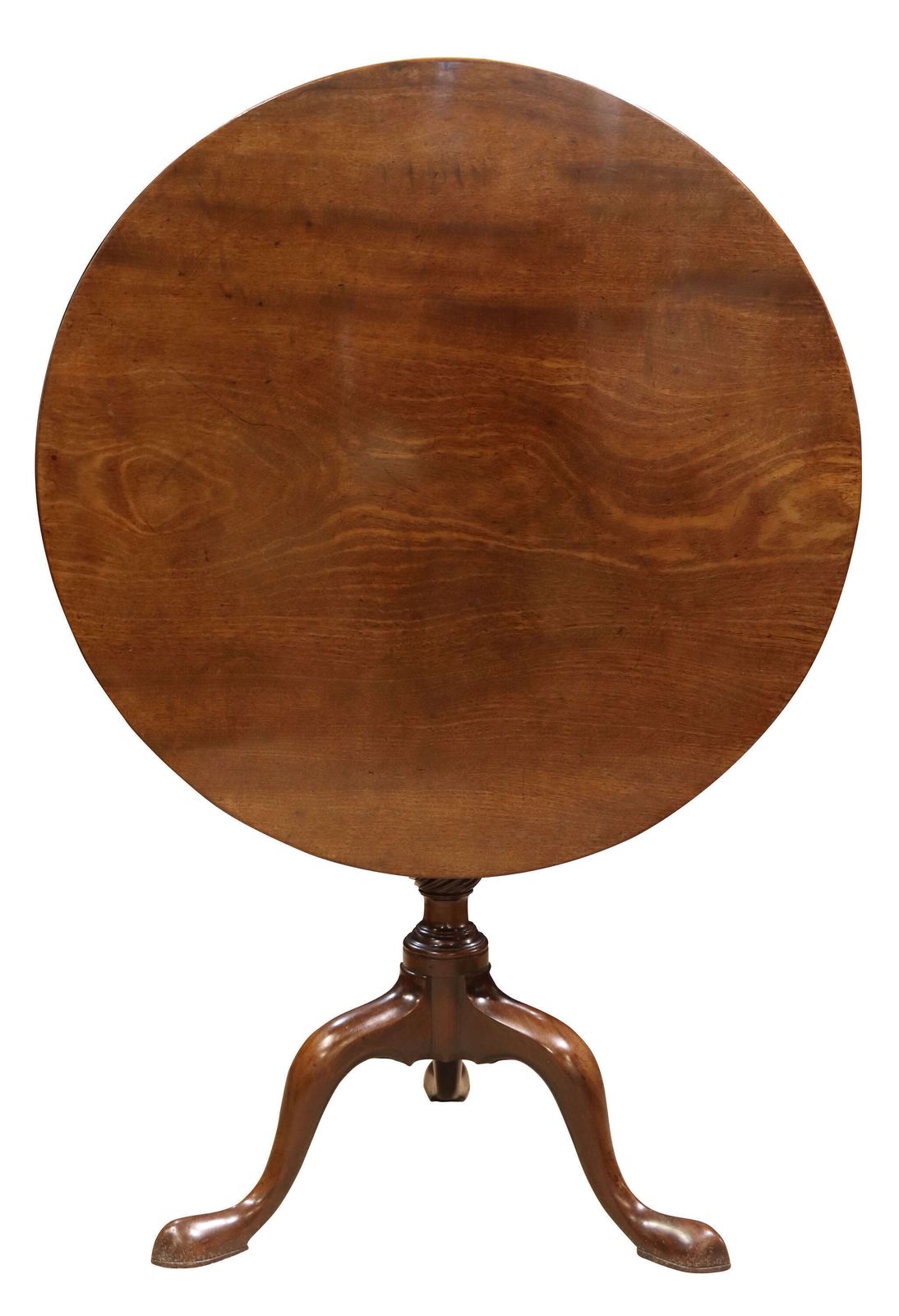 George III Mahogany Tilt Top Tripod Table, Circa 1770 photo furniture