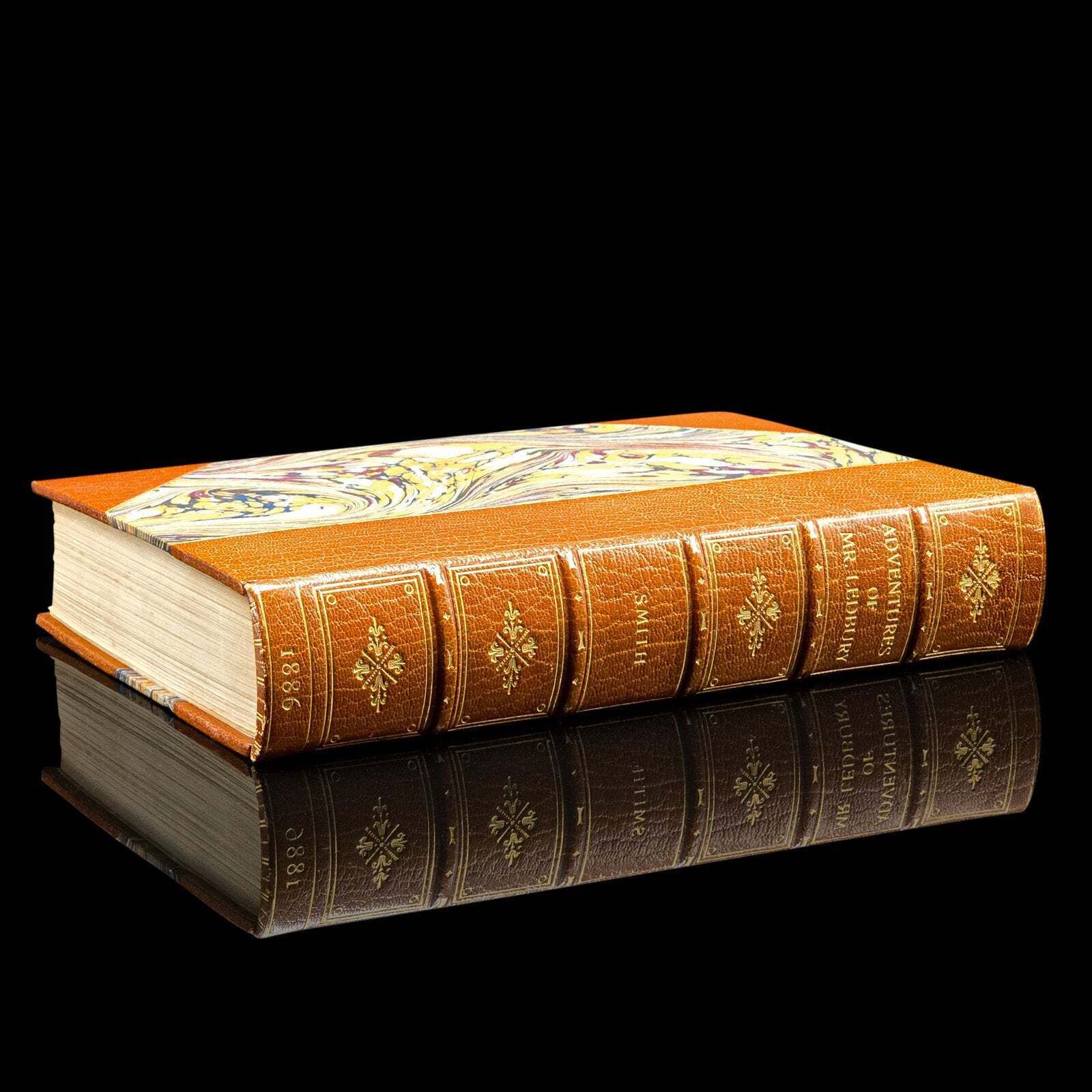 Antique Book, Adventures Of Mr Ledbury, Albert Smith, Novel, Literature, C.1886 photo furniture