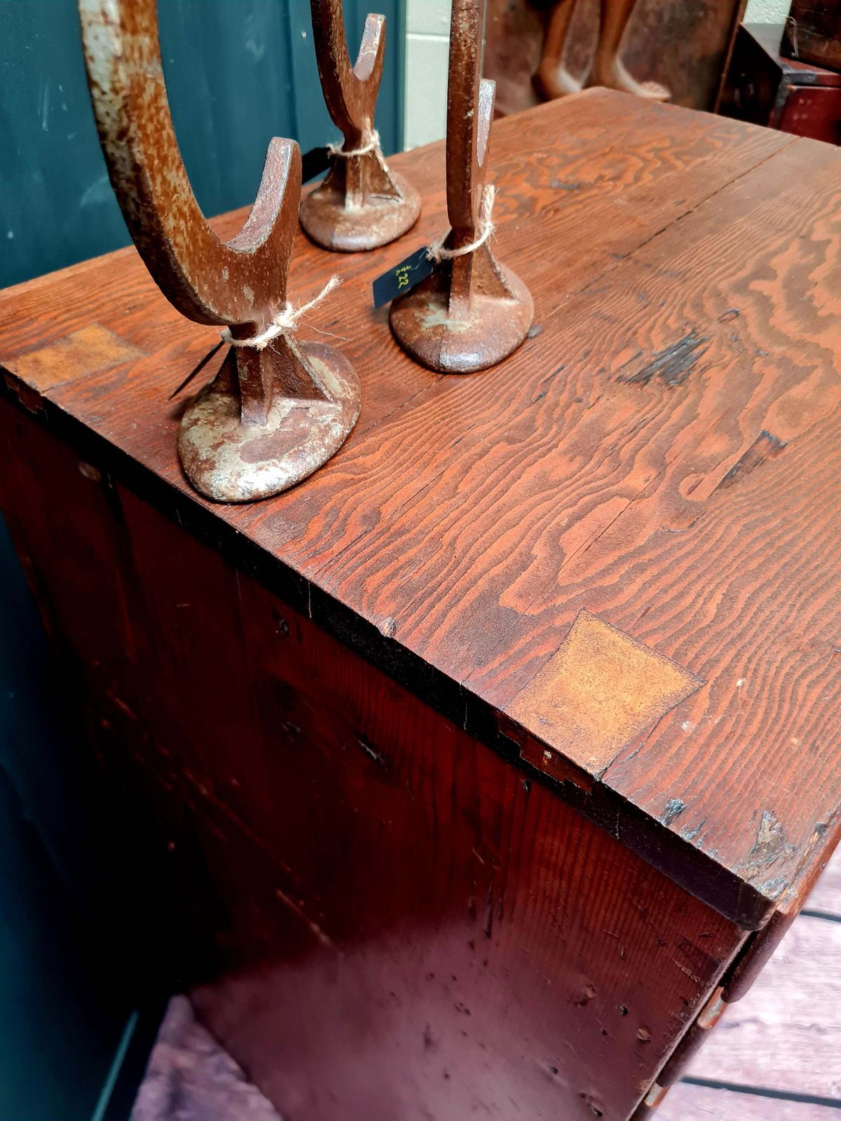 Antique Early 20th Century Pine Engineers Drawers photo vinterior