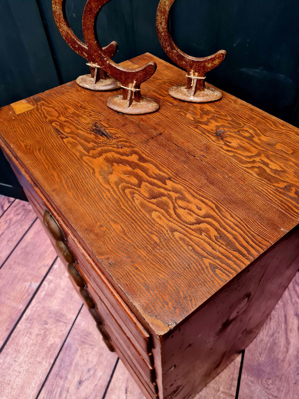 Antique Early 20th Century Pine Engineers Drawers photo buy