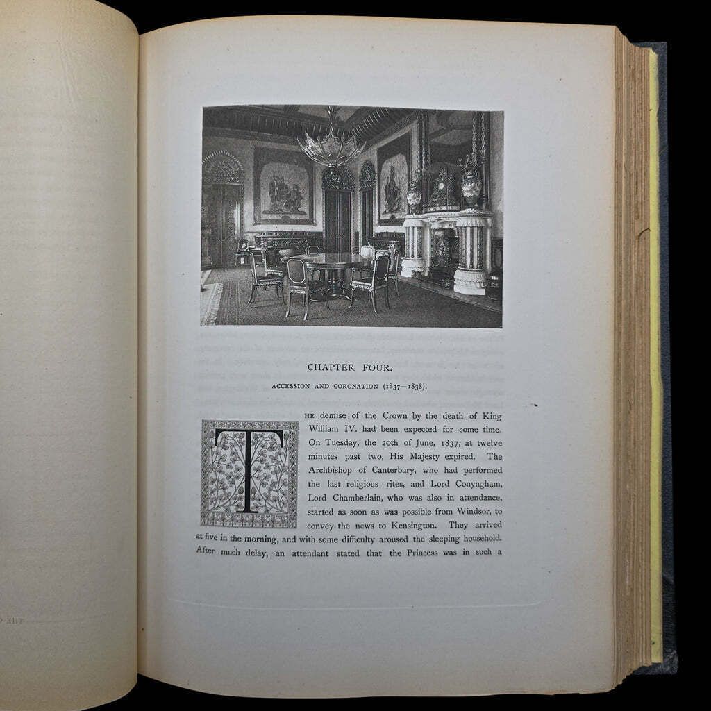 Antique Royal Book, Queen Victoria, History Reference, Hardcover, Jubilee, 1897 photo vintage