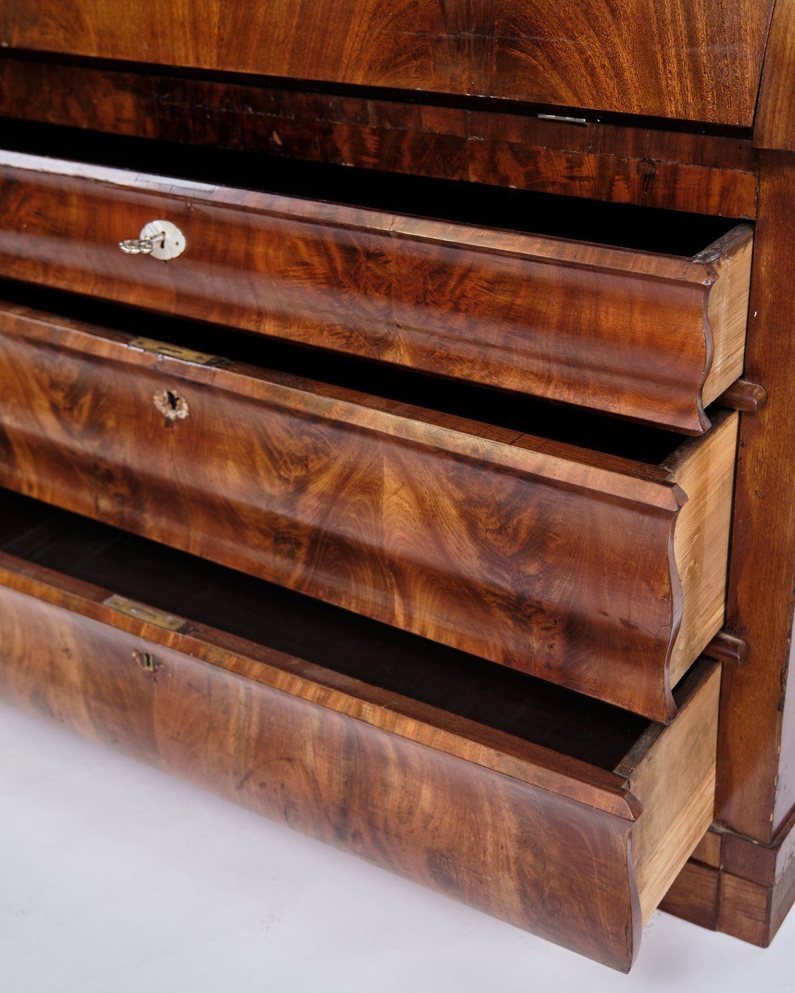 Chatol   3 Drawers   Hand Polished Mahogany   Danish Cabinet Maker   1820s photo 1515.0