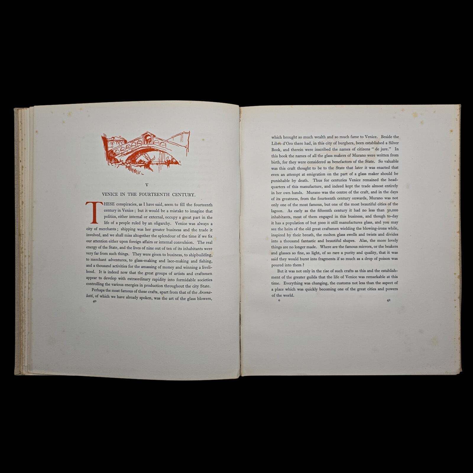 photo for sale Antique Art Book, The Pageant Of Venice, Hutton & Brangwyn, Illustrated, C.1920