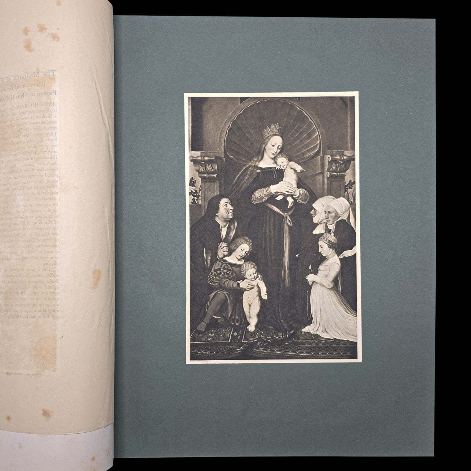 Antique Art Book, The Masters' Masterpieces, Hardcover, Illustrated, Edwardian photo vinterior