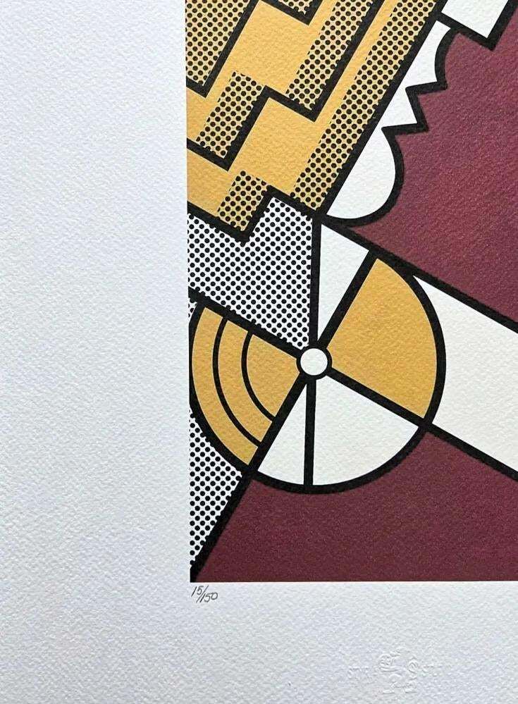 Roy Lichtenstein, "Salute To Aviation", 1990s, Silk Screen photo Art