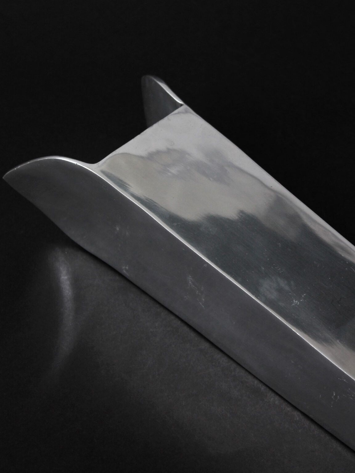 Contemporary Polished Aluminum Tall Vase photo Home Decor