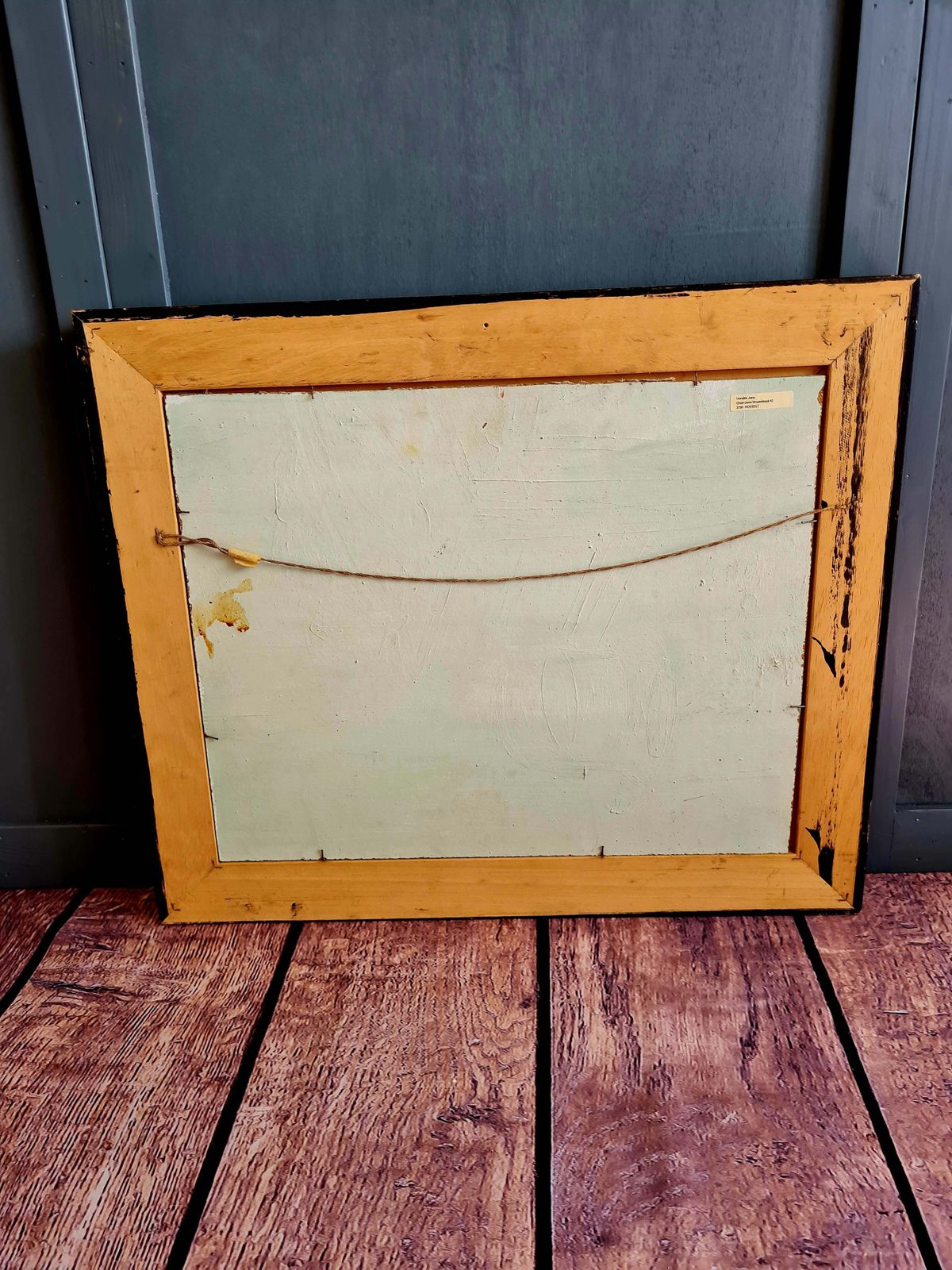 photo furniture 20th Century Dutch Framed Oil Painting On Board