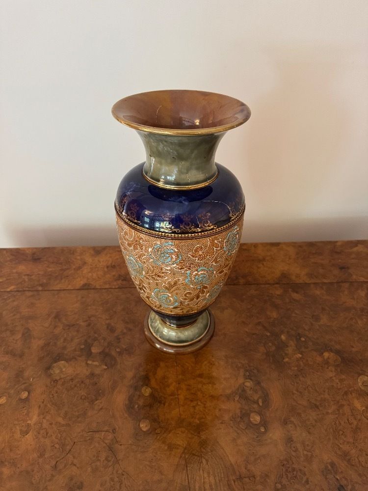 Stunning Quality Large Antique Royal Doulton Vase photo furniture